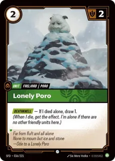 Lonely Poro 036/221