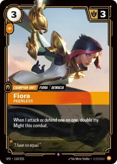 Fiora, Peerless 110/221