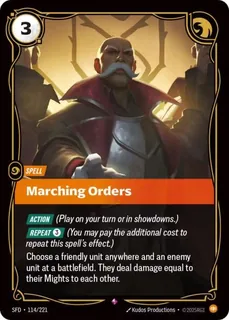 Marching Orders 114/221