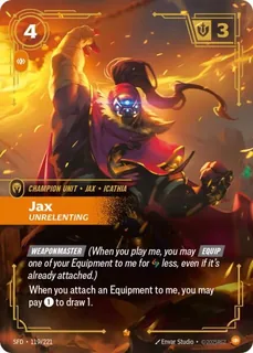 Jax, Unrelenting 119/221