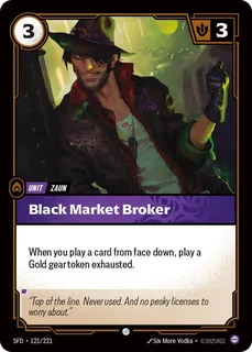 Black Market Broker 121/221