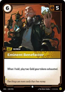 Eminent Benefactor 152/221