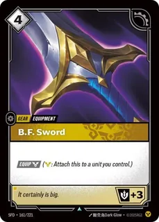 B.F. Sword 161/221