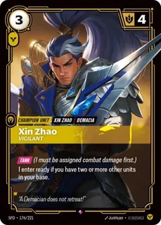Xin Zhao, Vigilant 176/221