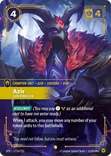 Azir, Sovereign 177a/221