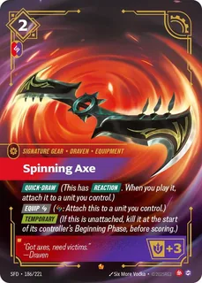 Spinning Axe 186/221
