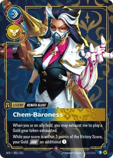Renata Glasc, Chem-Baroness 201/221