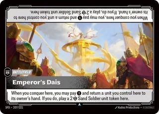 Emperor's Dais 207/221