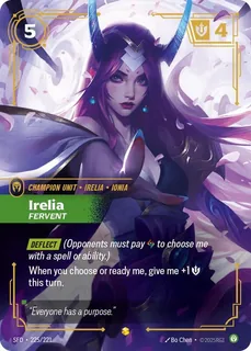 Irelia, Fervent 225/221