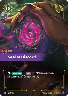 Seal of Discord 234/221