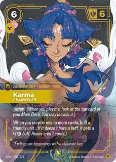 Karma, Channeler 237/221