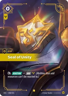Seal of Unity 238/221