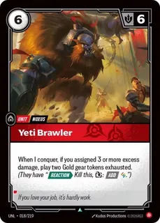 Yeti Brawler 018/219