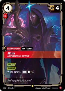 Jhin, Murderous Artist 022a/219