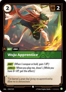 Wuju Apprentice 040/219