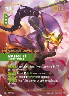 Master Yi, Unstoppable 059/219