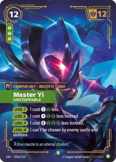 Master Yi, Unstoppable 059a/219