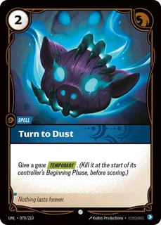 Turn to Dust 070/219