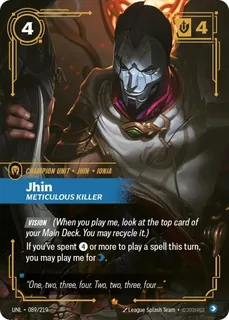 Jhin, Meticulous Killer 089/219