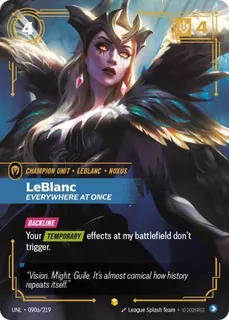 LeBlanc, Everywhere At Once 090a/219