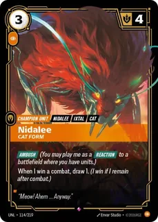 Nidalee, Cat Form 114/219