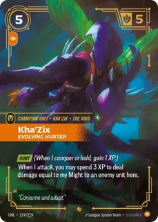 Kha'Zix, Evolving Hunter 119/219