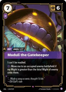 Maduli the Gatekeeper 144/219