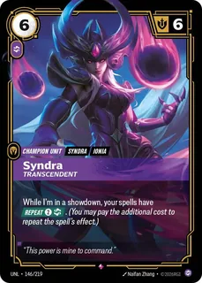 Syndra, Transcendent 146/219