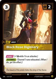 Black Rose Dignitary 152/219