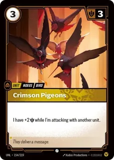 Crimson Pigeons 154/219