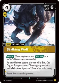 Stalking Wolf 166/219