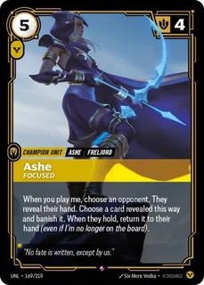 Ashe, Focused 169/219