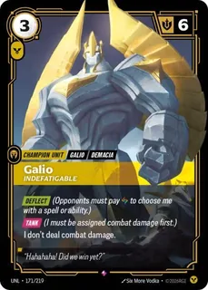 Galio, Indefatigable 171/219