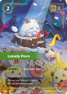 Lonely Poro 221/219