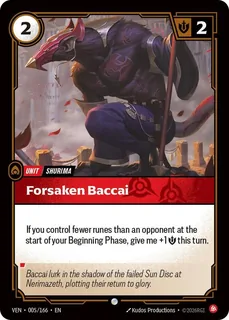 Forsaken Baccai 005/166
