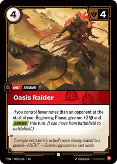 Oasis Raider 006/166