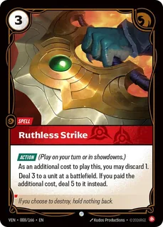 Ruthless Strike 008/166