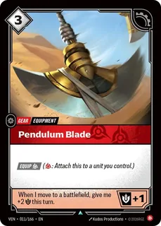 Pendulum Blade 011/166