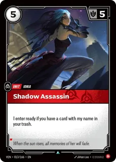 Shadow Assassin 013/166