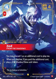 Zed, From the Shadows 023a/166
