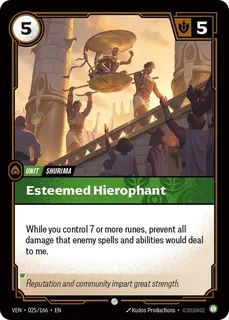 Esteemed Hierophant 025/166