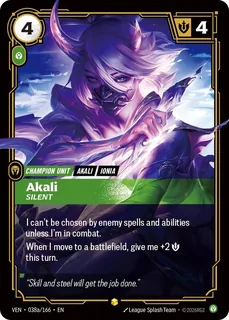 Akali, Silent 038a/166