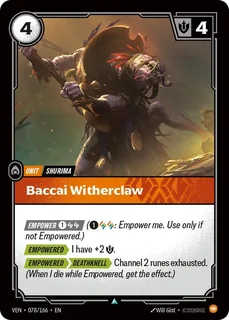 Baccai Witherclaw 078/166