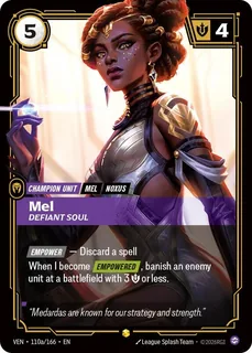 Mel, Defiant Soul 110a/166