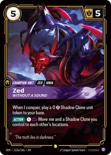 Zed, Without a Sound 112a/166