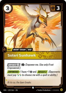 Solari Sunhawk 122/166
