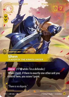 Shen, Leader of the Kinkou Order 138/166