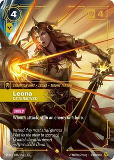 Leona, Determined 184/166