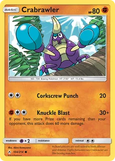 Crabrawler 104/214