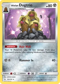 Alolan Dugtrio 122/214